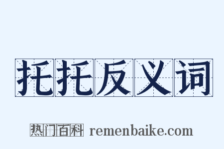 托托反义词是什么意思的图片